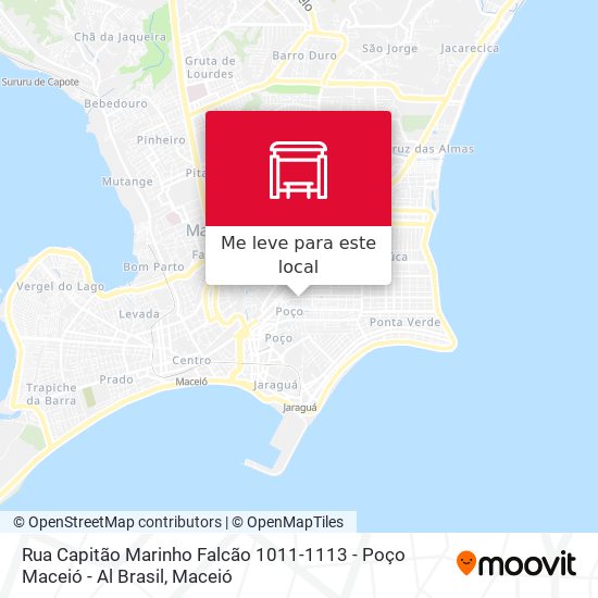 Rua Capitão Marinho Falcão 1011-1113 - Poço Maceió - Al Brasil mapa