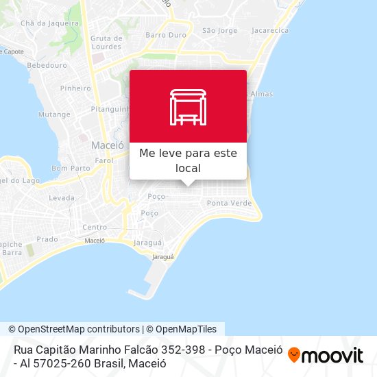 Rua Capitão Marinho Falcão 352-398 - Poço Maceió - Al 57025-260 Brasil mapa