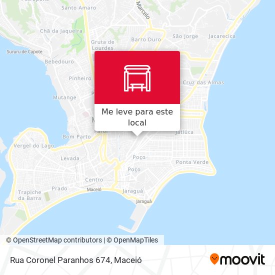 Rua Coronel Paranhos 674 mapa