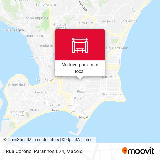 Rua Coronel Paranhos 674 mapa