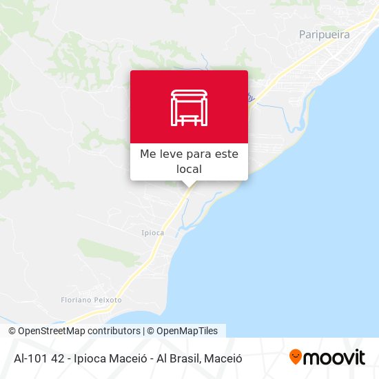 Al-101 42 - Ipioca Maceió - Al Brasil mapa