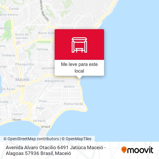 Avenida Alvaro Otacilio 6491 Jatiúca Maceió - Alagoas 57936 Brasil mapa