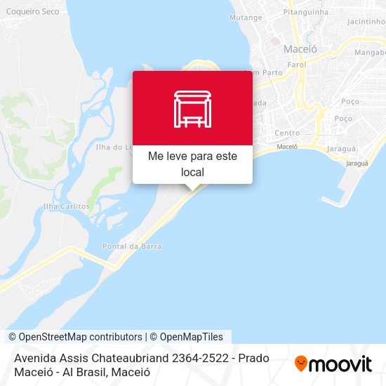 Avenida Assis Chateaubriand 2364-2522 - Prado Maceió - Al Brasil mapa