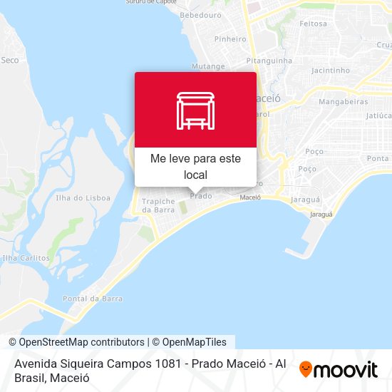 Avenida Siqueira Campos 1081 - Prado Maceió - Al Brasil mapa