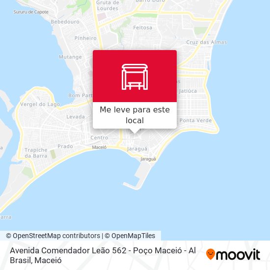 Avenida Comendador Leão 562 - Poço Maceió - Al Brasil mapa