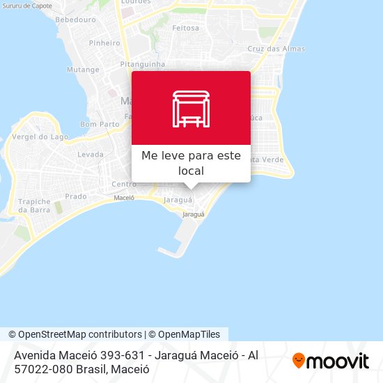 Avenida Maceió 393-631 - Jaraguá Maceió - Al 57022-080 Brasil mapa