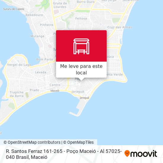 R. Santos Ferraz 161-265 - Poço Maceió - Al 57025-040 Brasil mapa