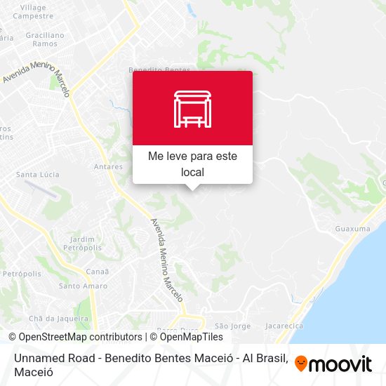 Unnamed Road - Benedito Bentes Maceió - Al Brasil mapa