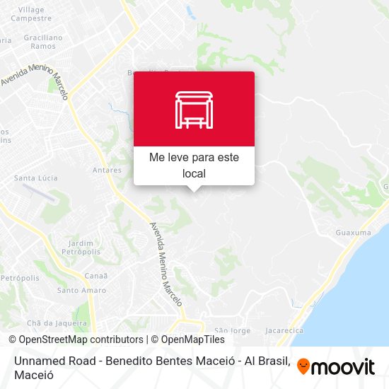 Unnamed Road - Benedito Bentes Maceió - Al Brasil mapa