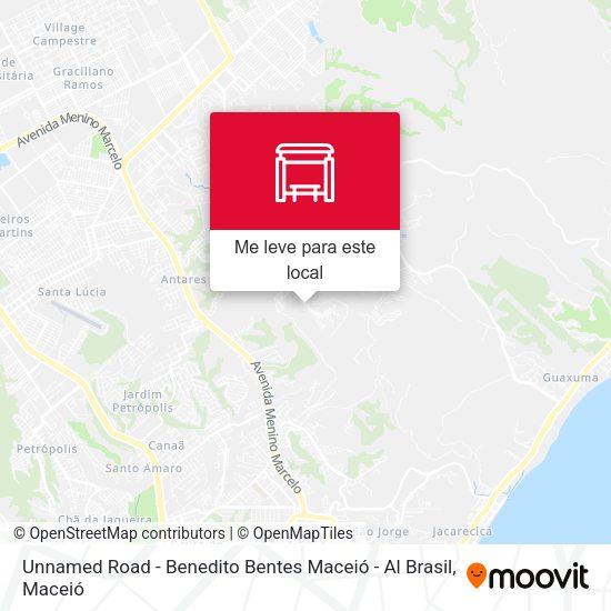 Unnamed Road - Benedito Bentes Maceió - Al Brasil mapa