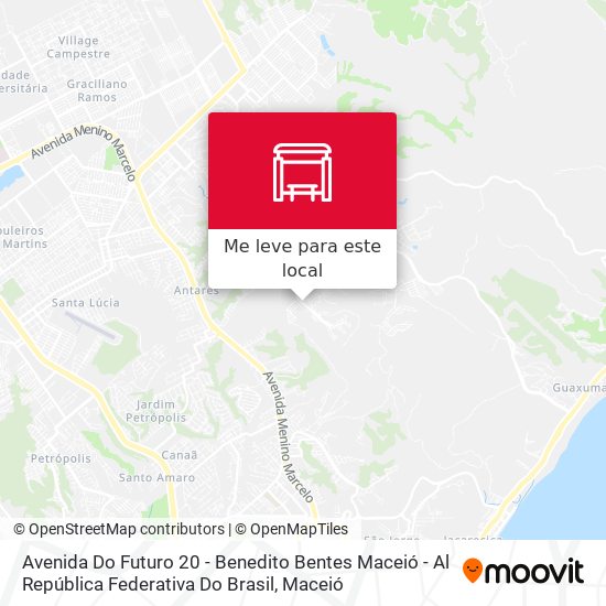 Avenida Do Futuro 20 - Benedito Bentes Maceió - Al República Federativa Do Brasil mapa