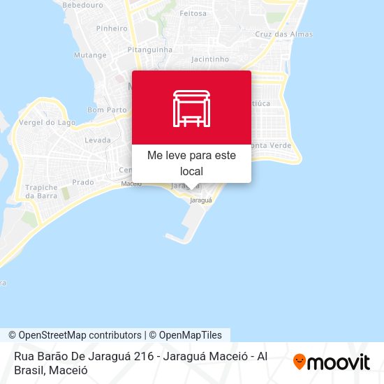 Rua Barão De Jaraguá 216 - Jaraguá Maceió - Al Brasil mapa