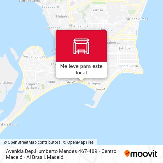 Avenida Dep.Humberto Mendes 467-489 - Centro Maceió - Al Brasil mapa