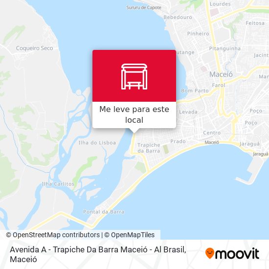 Avenida A - Trapiche Da Barra Maceió - Al Brasil mapa