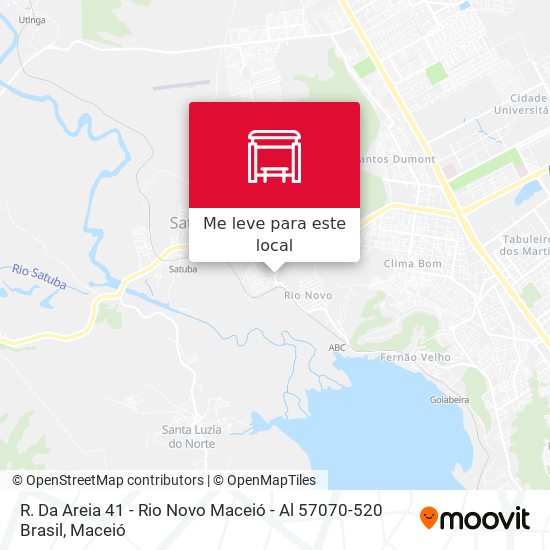 R. Da Areia 41 - Rio Novo Maceió - Al 57070-520 Brasil mapa