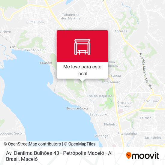 Av. Denilma Bulhões 43 - Petrópolis Maceió - Al Brasil mapa