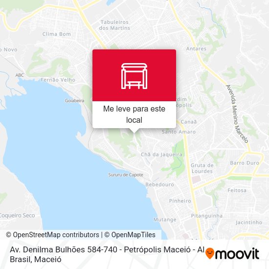 Av. Denilma Bulhões 584-740 - Petrópolis Maceió - Al Brasil mapa