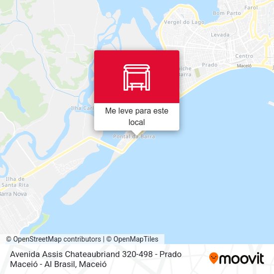 Avenida Assis Chateaubriand 320-498 - Prado Maceió - Al Brasil mapa