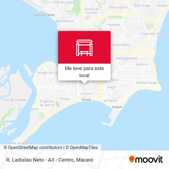 R. Ladislau Neto - A3 - Centro mapa