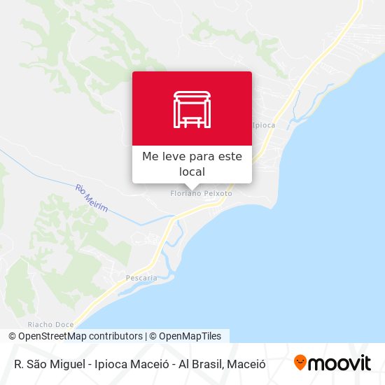 R. São Miguel - Ipioca Maceió - Al Brasil mapa