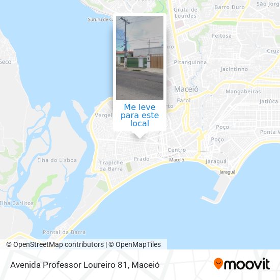 Avenida Professor Loureiro 81 mapa
