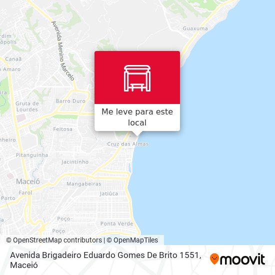 Avenida Brigadeiro Eduardo Gomes De Brito 1551 mapa