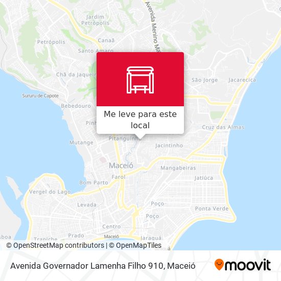 Avenida Governador Lamenha Filho 910 mapa