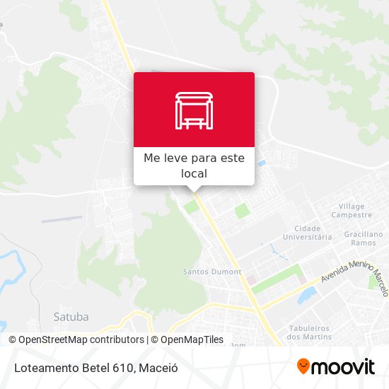 Loteamento Betel 610 mapa