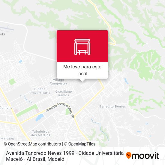 Avenida Tancredo Neves 1999 - Cidade Universitária Maceió - Al Brasil mapa