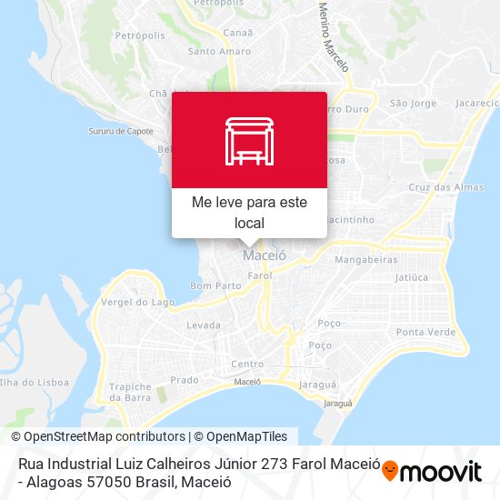 Rua Industrial Luiz Calheiros Júnior 273 Farol Maceió - Alagoas 57050 Brasil mapa