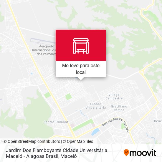 Jardim Dos Flamboyants Cidade Universitária Maceió - Alagoas Brasil mapa