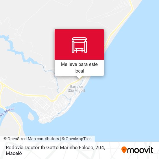 Rodovia Doutor Ib Gatto Marinho Falcão, 204 mapa
