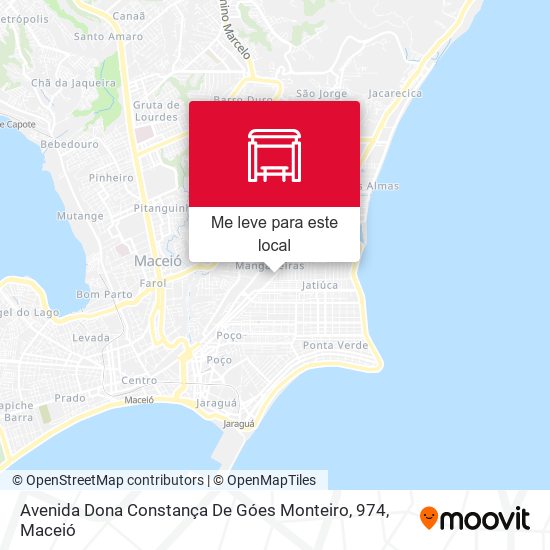 Avenida Dona Constança De Góes Monteiro, 974 mapa