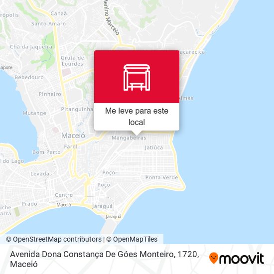Avenida Dona Constança De Góes Monteiro, 1720 mapa