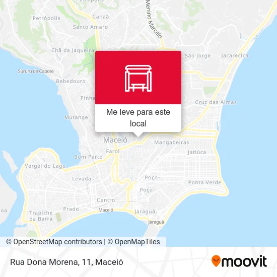 Rua Dona Morena, 11 mapa