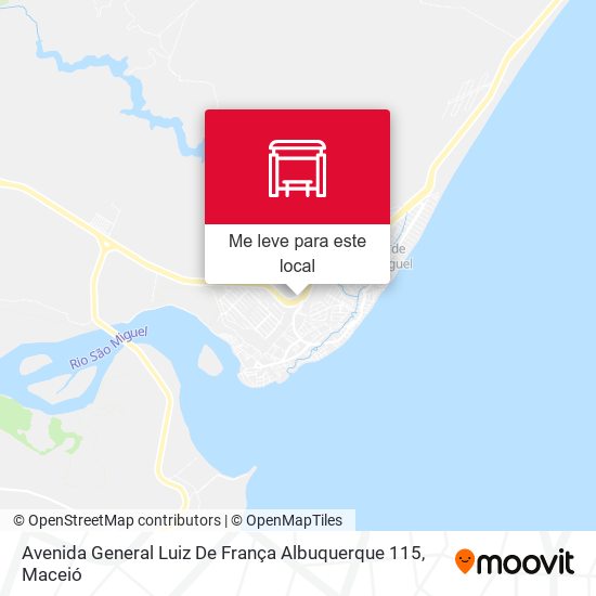 Avenida General Luiz De França Albuquerque 115 mapa