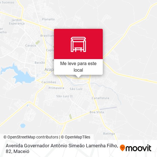 Avenida Governador Antônio Simeão Lamenha Filho, 82 mapa