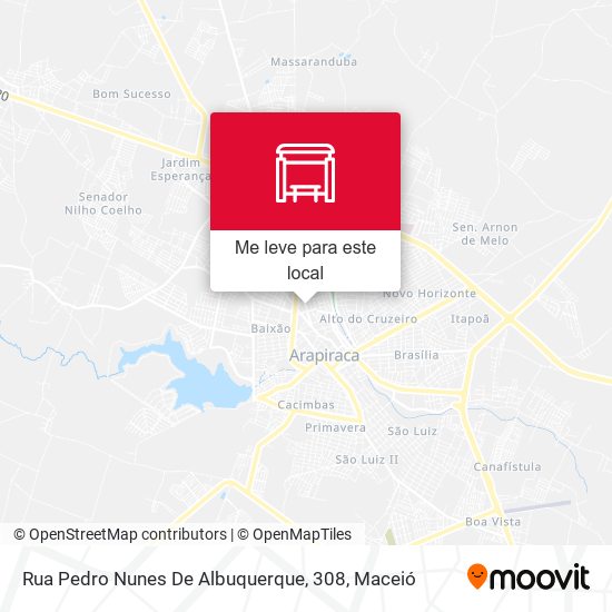 Rua Pedro Nunes De Albuquerque, 308 mapa