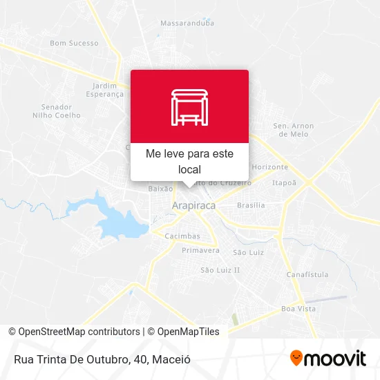 Rua Trinta De Outubro, 40 mapa