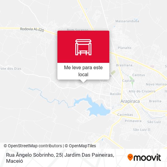 Rua Ângelo Sobrinho, 25| Jardim Das Paineiras mapa