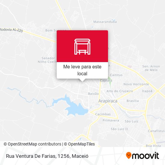 Rua Ventura De Farias, 1256 mapa