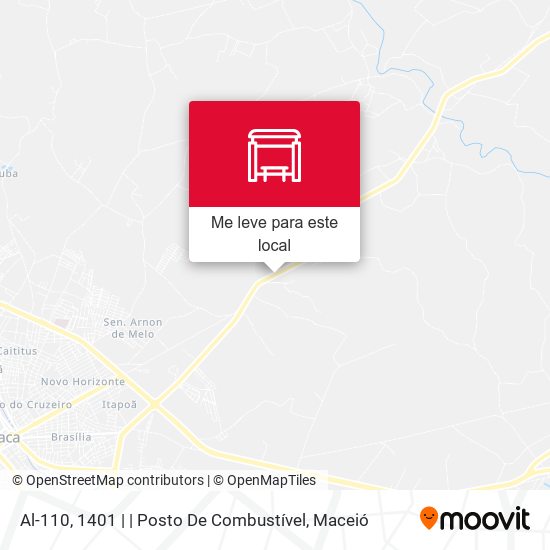 Al-110, 1401 | | Posto De Combustível mapa