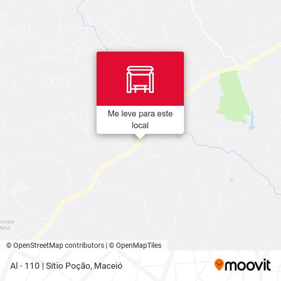 Al - 110 | Sítio Poção mapa