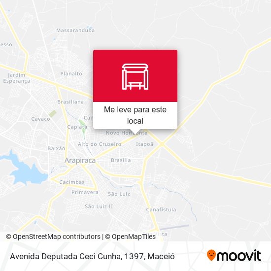 Avenida Deputada Ceci Cunha, 1397 mapa