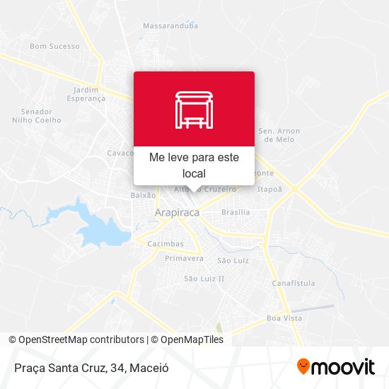 Praça Santa Cruz, 34 mapa