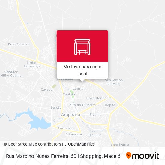 Rua Marcino Nunes Ferreira, 60 | Shopping mapa