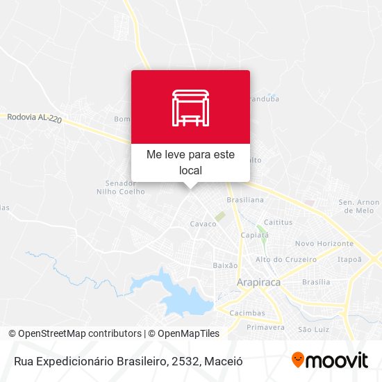 Rua Expedicionário Brasileiro, 2532 mapa