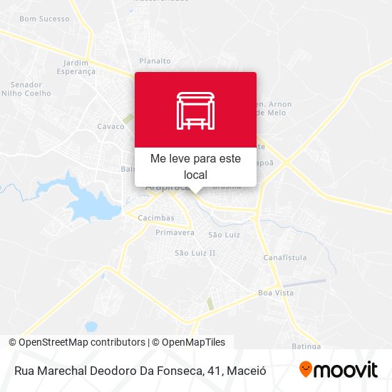 Rua Marechal Deodoro Da Fonseca, 41 mapa