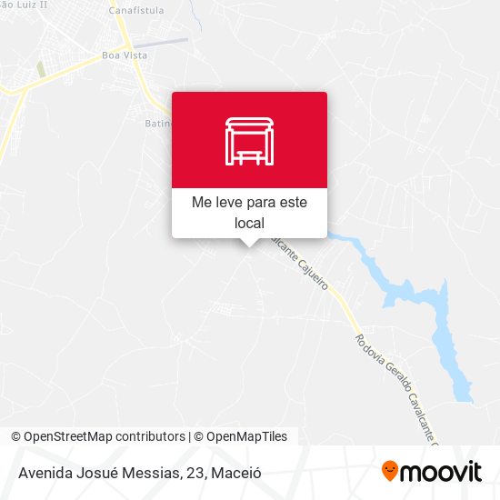 Avenida Josué Messias, 23 mapa