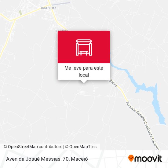 Avenida Josué Messias, 70 mapa